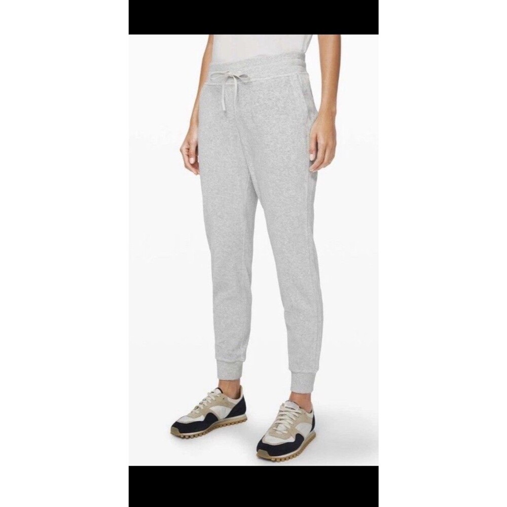 Lululemon Warm Down Jogger Sweatpants Heathered Medium Gray Women's 4 W5ASUS